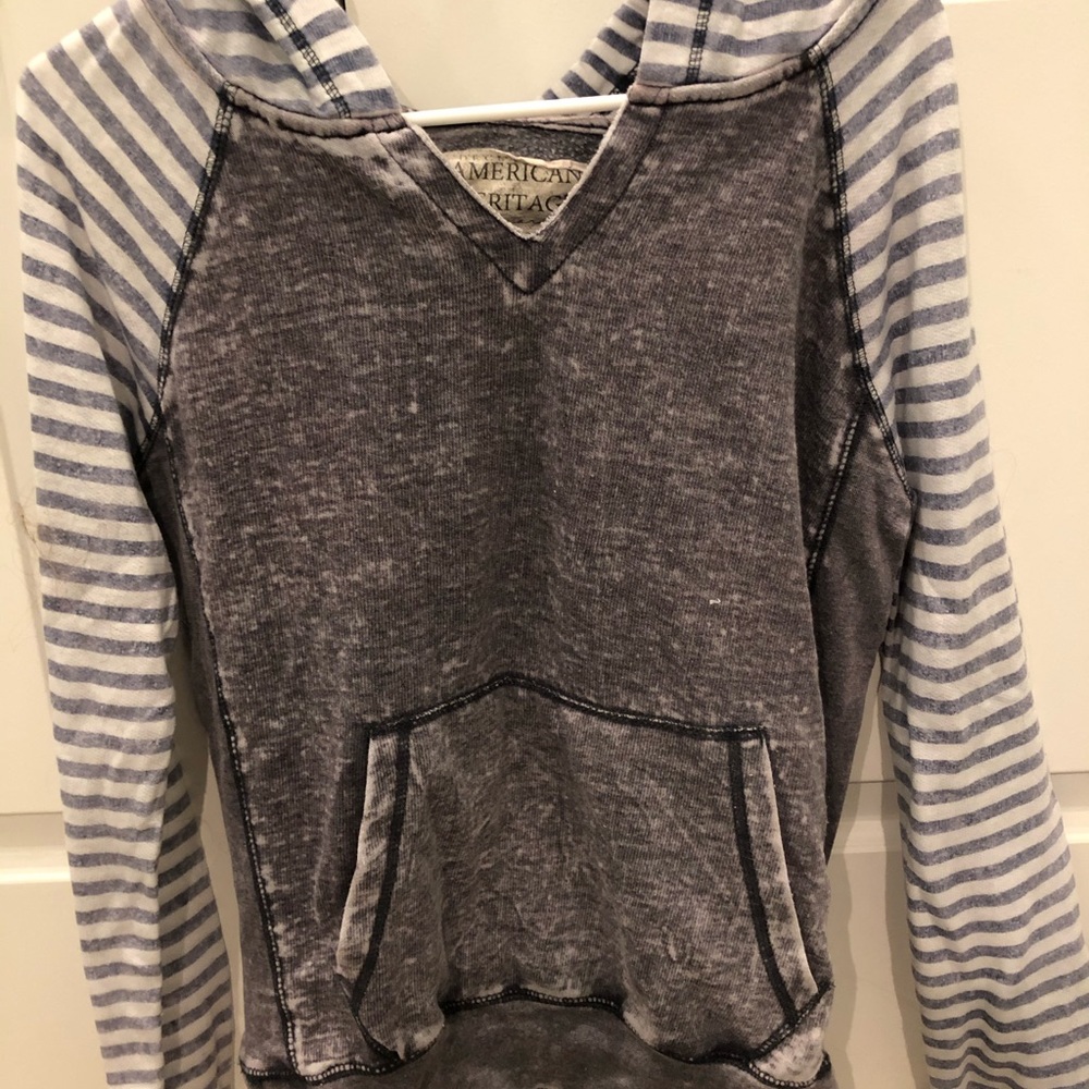 striped sweatshirt
